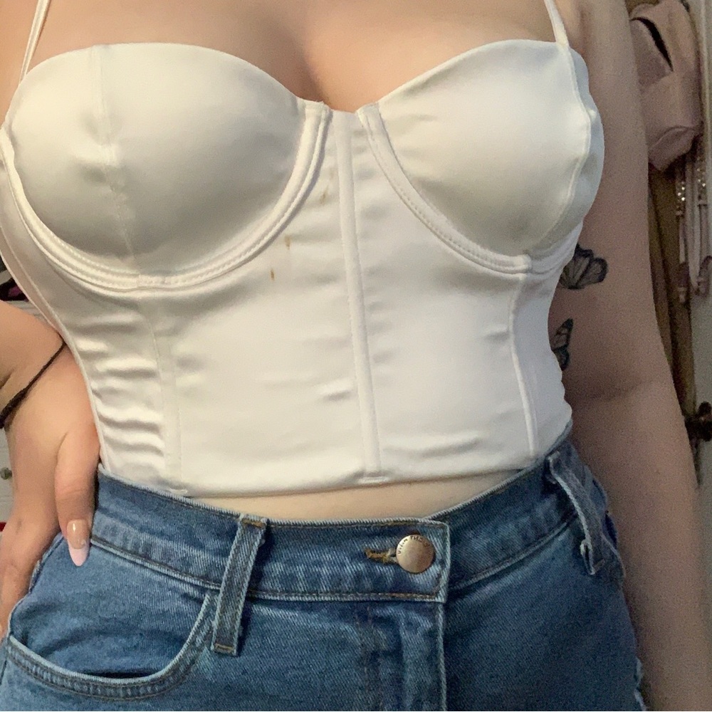 White Fox Boutique White Crop Top